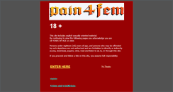 Desktop Screenshot of pain4fem.com