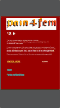Mobile Screenshot of pain4fem.com